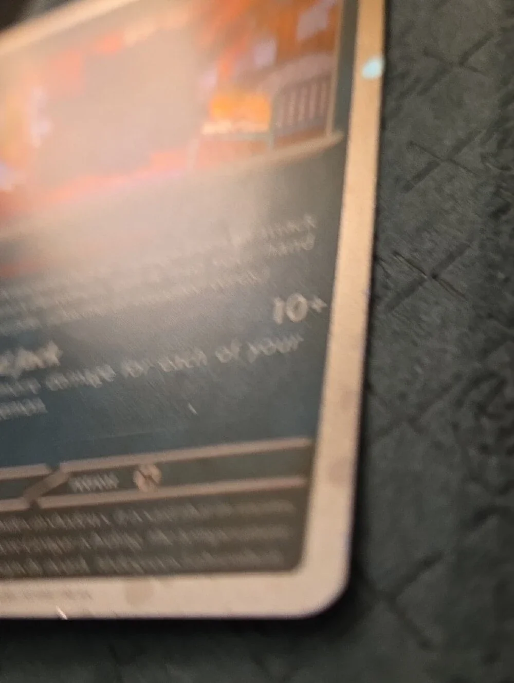 Pokemon Gengar Cosmo Holo foil Trading Card POR #4 Dmg